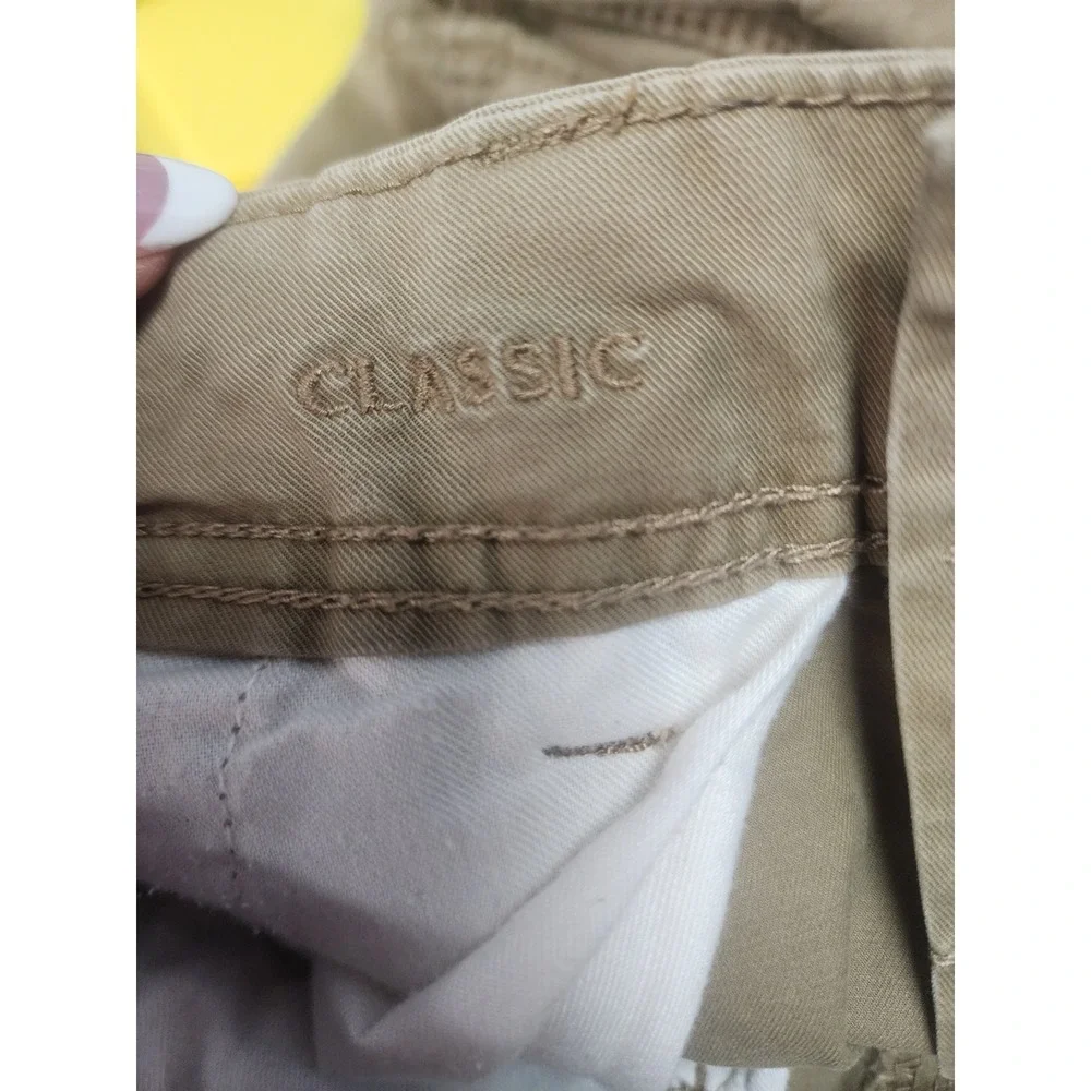 American Eagle Outfitters Mens Cargo Shorts Tan Classic Flex‎ Size 28 Y2k 00s